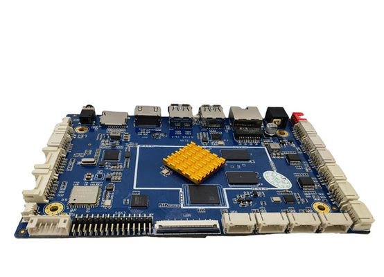 1TOPS AI RK3568 Ενσωματωμένη πλακέτα ARM για σύστημα ουράς 4GB RAM 64GB ROM Gigabit Ethernet Android Motherboard