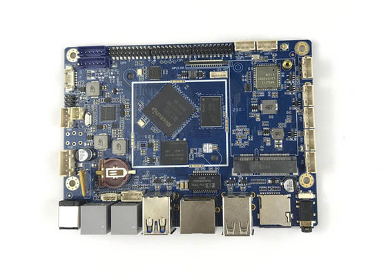 Placa de sistema embarcado RK3568 HD-MI LVDS Display Placa-mãe embarcada RS232 RS485
