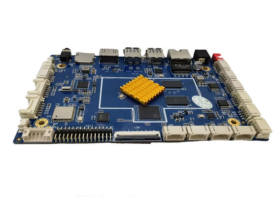 لوحة لينكس المدمجة RK3568 رباعية النواة مع مخرج صوت / صوت دولبي ومدخل DC12V/3A