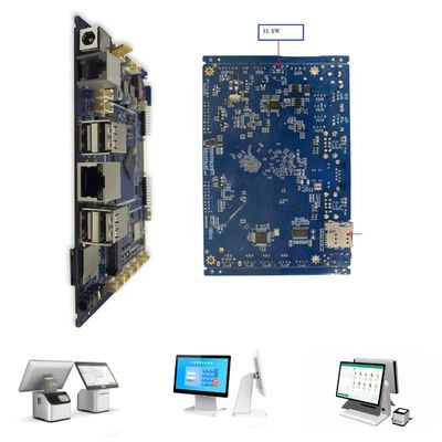 JLD-P02 ইলেকট্রনিক স্কেল কোয়াড কোর ডেভেলপমেন্ট বোর্ডের জন্য পিসিবি মেইনবোর্ড ARM G52 2EE