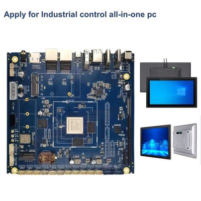 Portas de entrada e saída ricas Ultra Thin Tablet PC Motherboard 4K Video Decoding Suporte Dual LVDS / MIPI Display