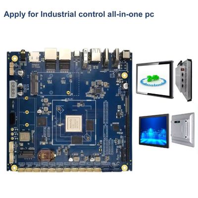 RK3588 Chip Industrial ARM Board Dengan 10/100/1000M Ethernet Dukungan LVDS EDP MIPI HDMI VGA Display