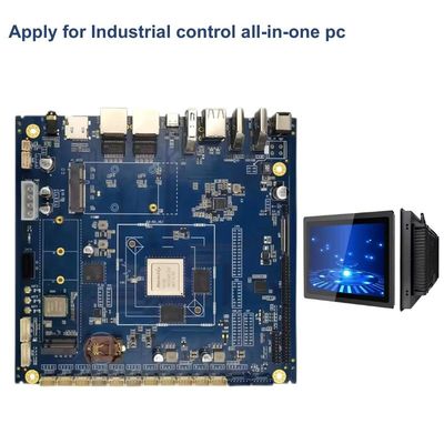 Rede 4G/5G Rk3588 Mini Pc Motherboard Embedded Industrial para Linux OS System
