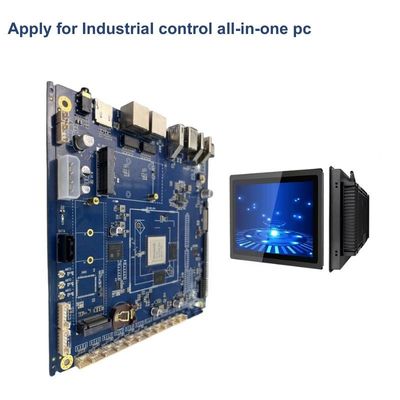 कॉम्पैक्ट इंडस्ट्रियल एआरएम बोर्ड 170mm*170mm पीसीबी आकार 2G/4G/8G DDR4 मेमोरी 5 कुल सीरियल पोर्ट