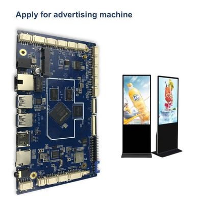 Embedded Linux Board RK3568 ARM G52 2EE 1TOPS Motherboard For Digital Signage