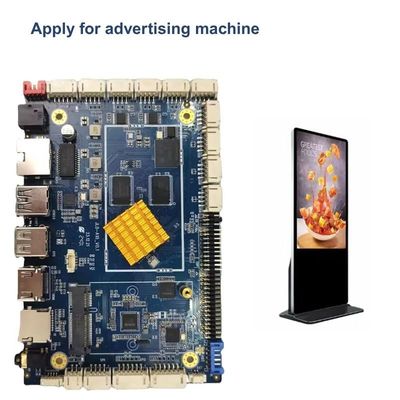 Embedded Main Board 2.4G/5G WiFi BT Rockchip RK3566 Android Motherboard 10/ 100/ 1000M Ethernet