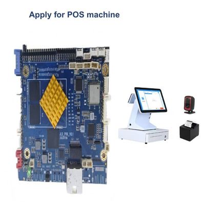 Quad Core Motherboard RK 3288 Cortex A17 Processor LVDS Dual Ethernet 100mm*80mm Main Board