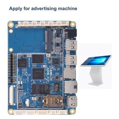 HDMI OUT Android Ana tahtası 100MHZ LAN Arayüzü Ethernet Kesintisiz Bağlantı için