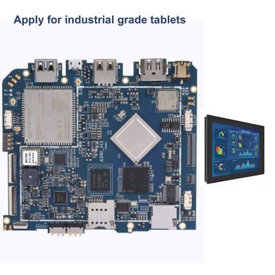 RK3399 アンドロイドタブレット マザーボード 2.0 GHZ 2G/4G LPDDR4 RAM ステレオオーディオ出力