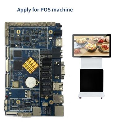 Embedded POS Motherboard RK3568 Quad-core 64-bit Cortex-A55 PCBA Core Board Support 1000MHZ